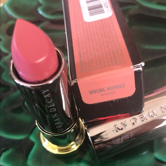 Urban Decay Sheer Lipstick - Wrong Number Pink - Picture 2 of 2